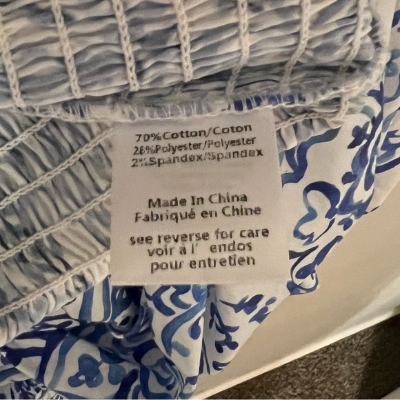 Caroline Constas Finley Paisley Puff Sleeve Top Small - Picture 7 of 11